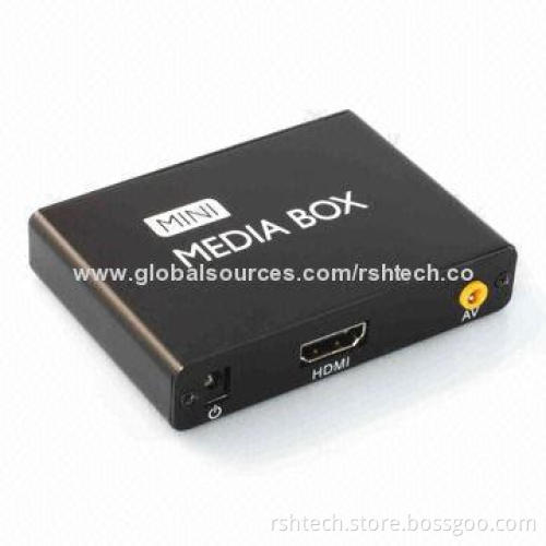 Mini Full HD 1080p Media Player, Supports Plug-and-play and Most Popular HD Formats